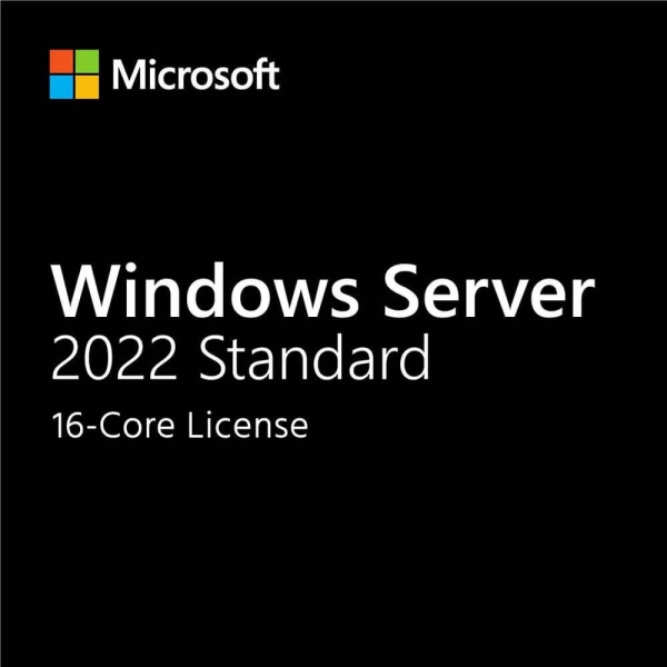 Microsoft Windows Server 2022 Standard 64-bit License ( 16 Core, OEM, ESD DVD )